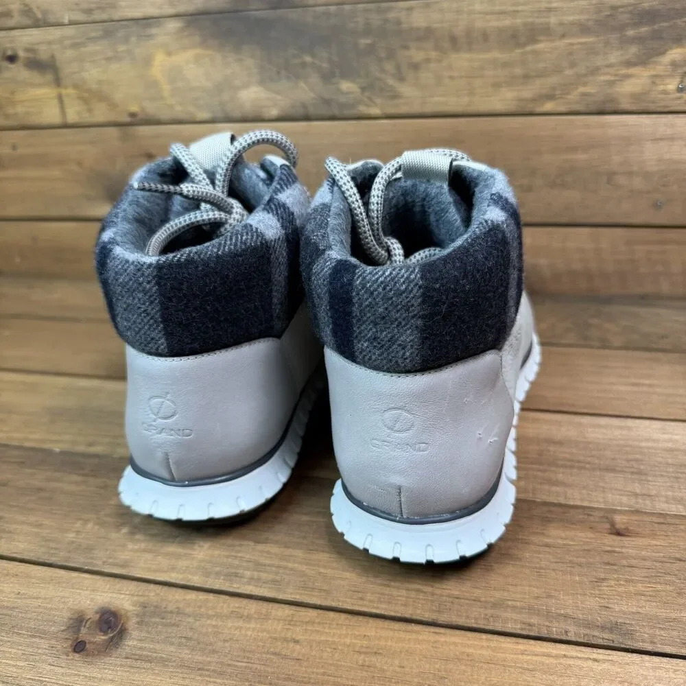 Cole Haan Womens 6 B Zerogrand Beige Hiker Boot Hiking Waterproof Suede Leather